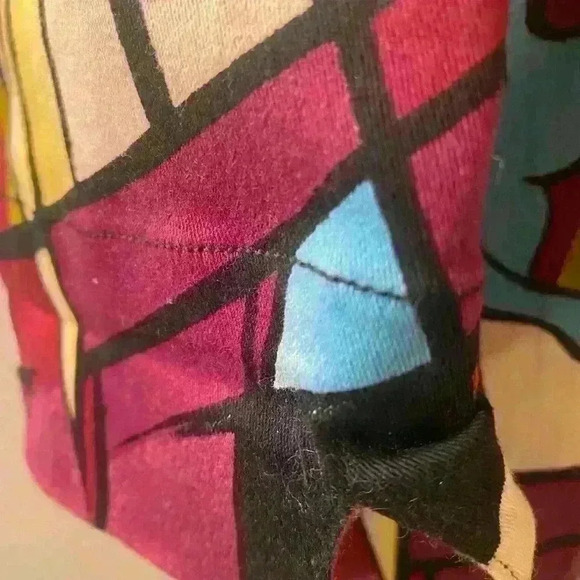 Vintage 90’s Abstract, Wearable Art jacket size M. - Picture 4 of 5